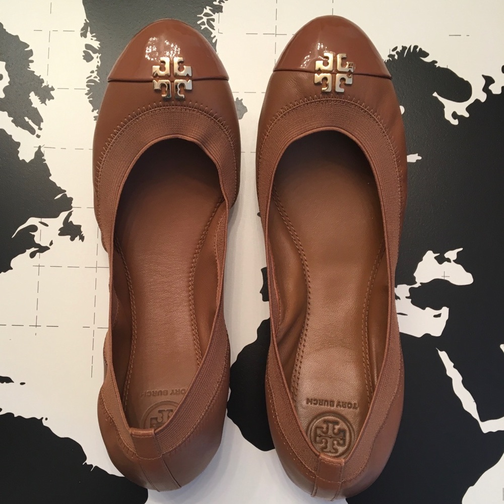 Tory Burch Leather Ballet Flats